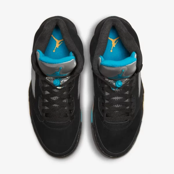 Air Jordan 5 Retro ‘Aqua’ Black/Blue/Yellow DD0587-047